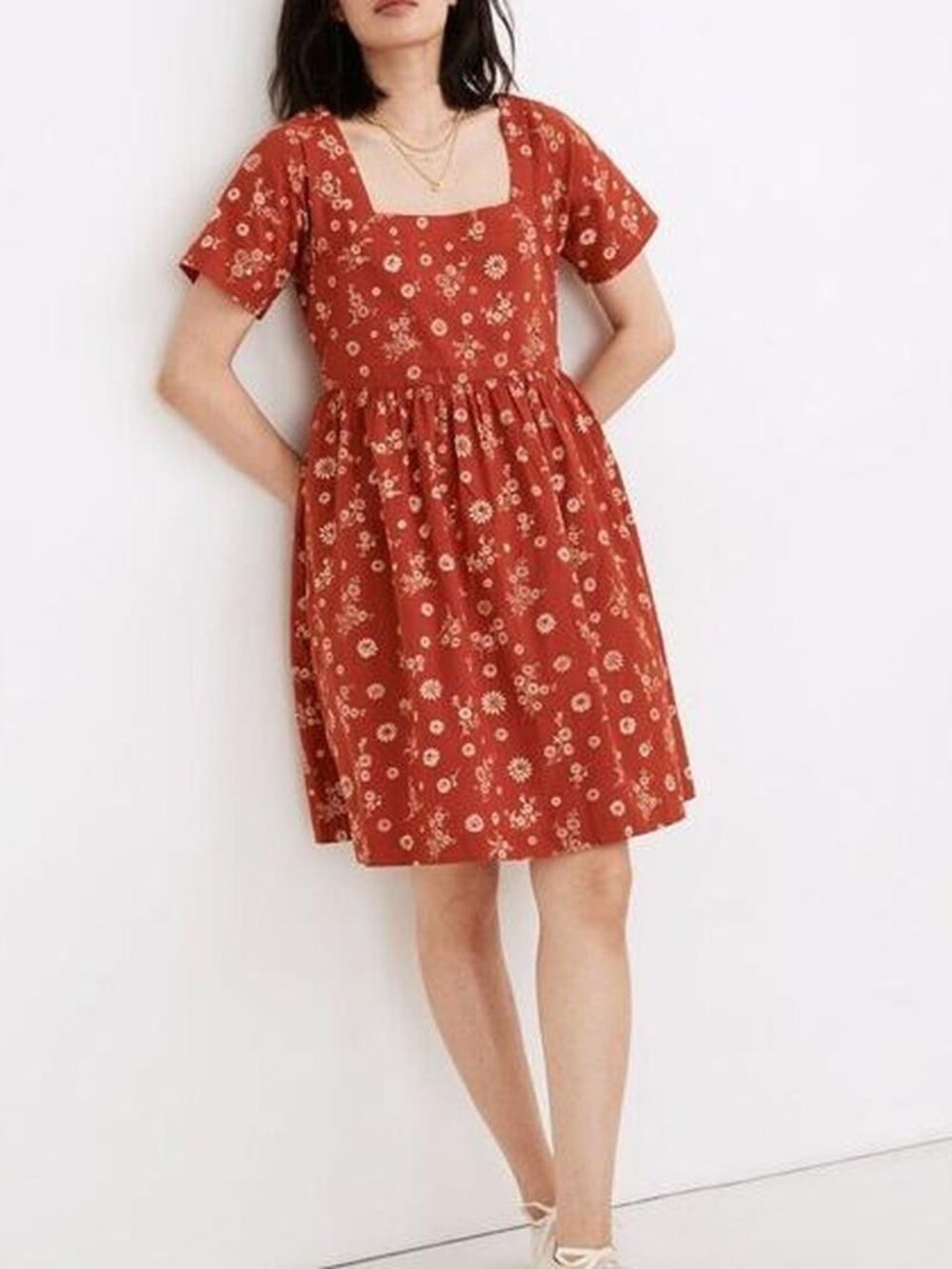 NWOT Madewell Fall Bloom Dress w/ Pockets